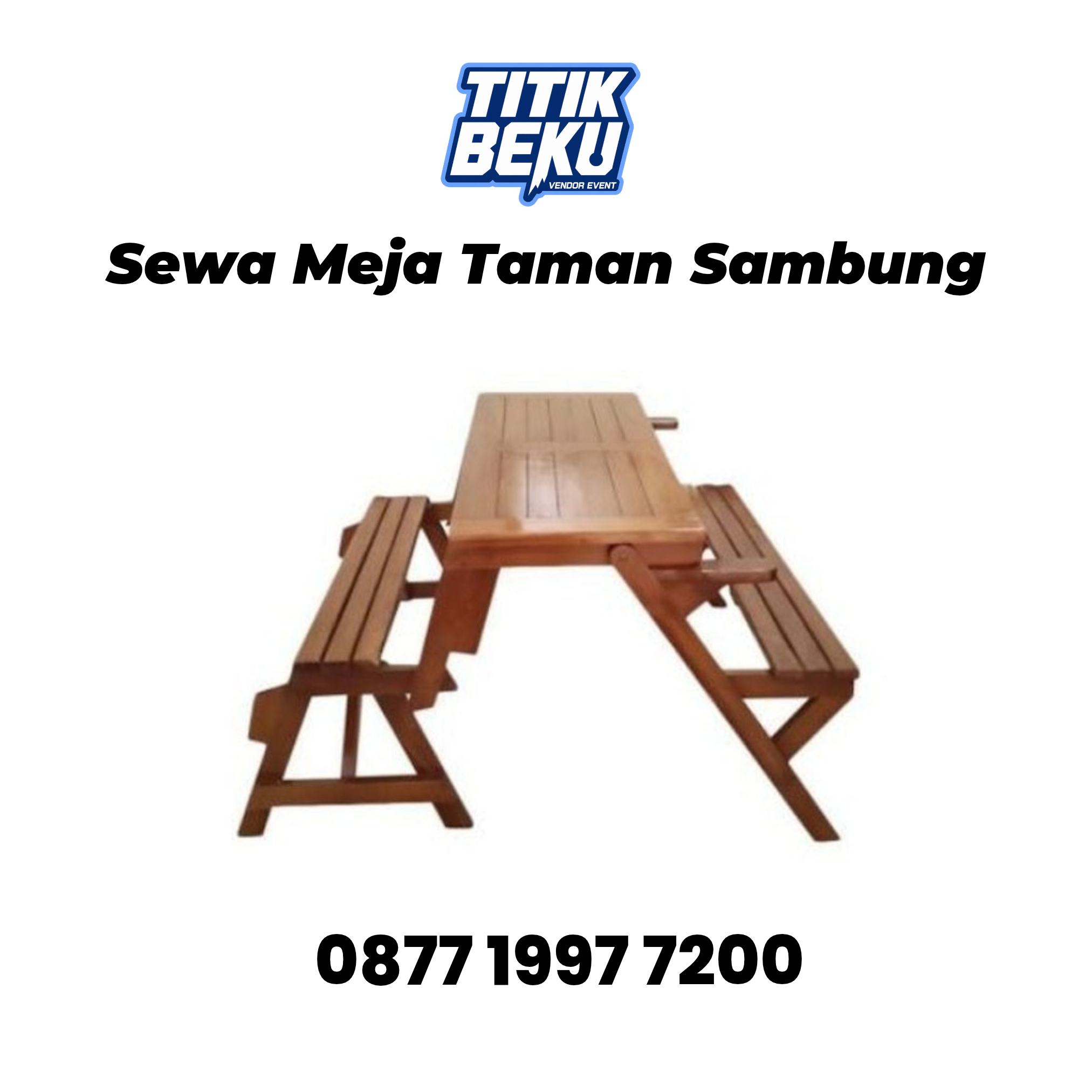 Meja Taman Sambung