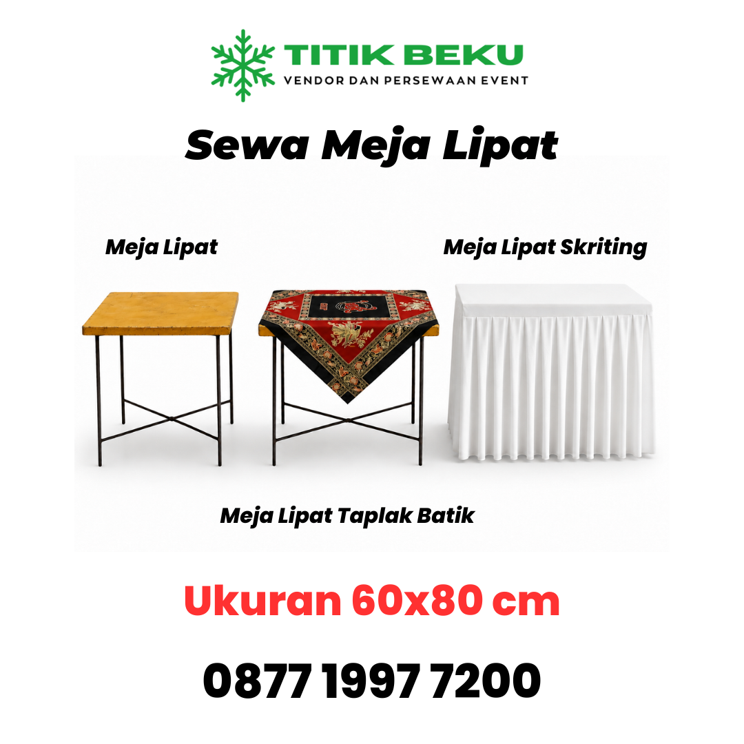 Sewa Meja Lipat Jogja